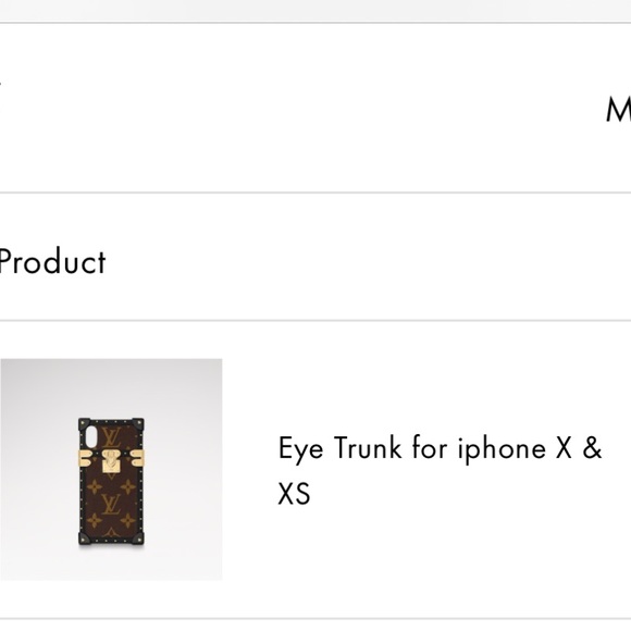 Authentic Louis Vuitton monogram eye trunk iPhone X/XS case - Picture 7 of 7